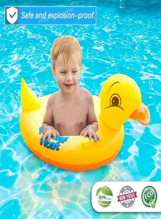DS ENTERPRISE Swimming Ring Tube, Water Fun, Pool Toy for Kids, Safety Raft Water Pool Floats Inflatable Boat for Baby Pool Party Fun & Baby Learning Swim, Enjoyment Swimming (Duck) - Image 5